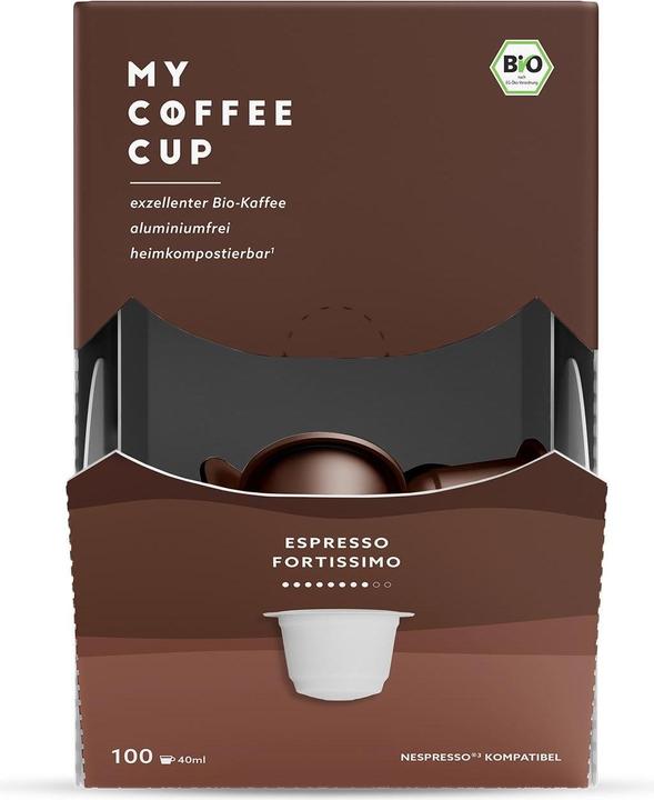Actual product image My-Cups Espresso Fortissimo (100 x Port.)