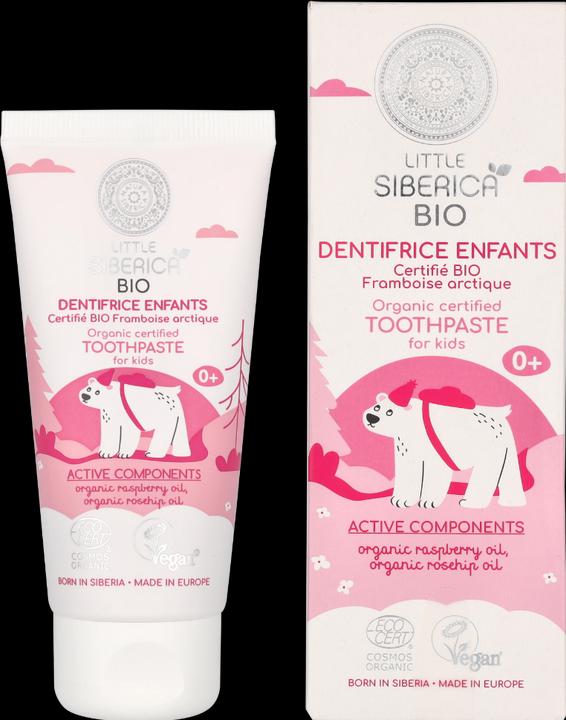 Actual product image Natura Siberica Little Dentifrico Niños Frambuesa Organic 60g