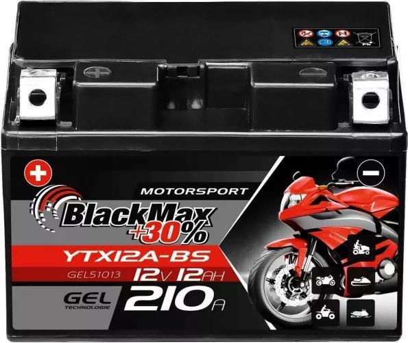Immagine prodotto BlackMax YTX12A-BS (12 V, 12 Ah, 210 A)