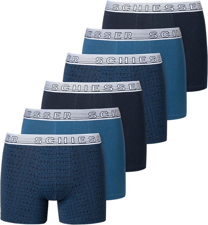 Schiesser 6er Pack Teens Boys 95/5 Organic Cotton Shorts / Pants