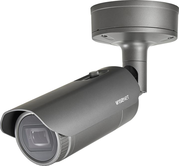 Actual product image Hanwha XNO-6085R Bullet camera out. 2MP PoE IR IK10 (1920 x 1080 Pixels)