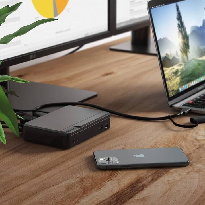 Produktbild Alogic Docking Station Universal Twin HD USB-C & USB-A (USB-A, USB-C, 10 Ports)