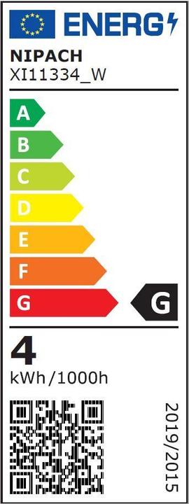 Energie-Label Floki24 LED-Fensterbild WEIHNACHTSMANN mit Saugnapf