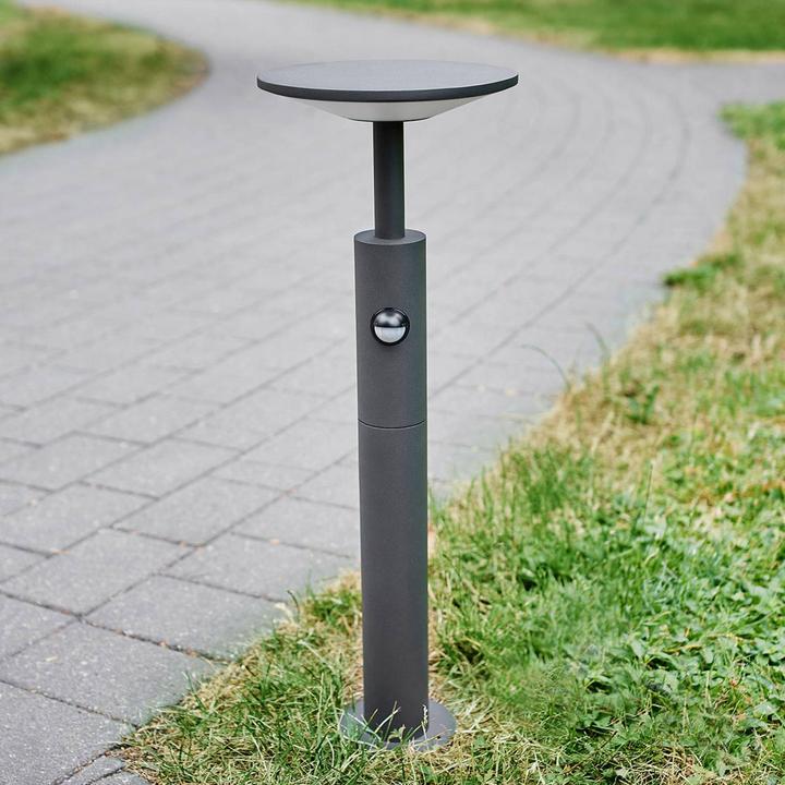 Produktbild Lucande Fenia LED LED Garten Leuchte H60 w/Sensor Anthracite (900 lm, IP54)