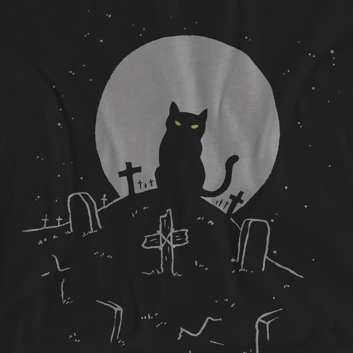 Produktbild Pet Sematary Cat With Tombstones TShirt (XXL)