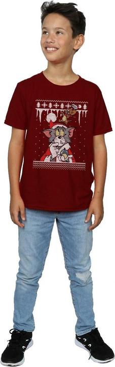 Image du produit Tom & Jerry - T-shirt CHRISTMAS FAIR ISLE - Garçon (152, 158)