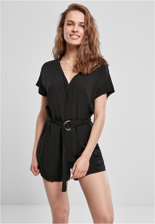 Produktbild Urban Classics Ladies Short Viscose Belt Jumpsuit (M)