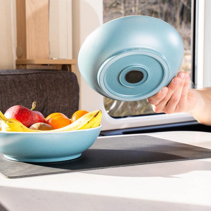 Actual product image Silwy Magnet-Kunststoff-Geschirrset Dolomit Blue, Produkttyp