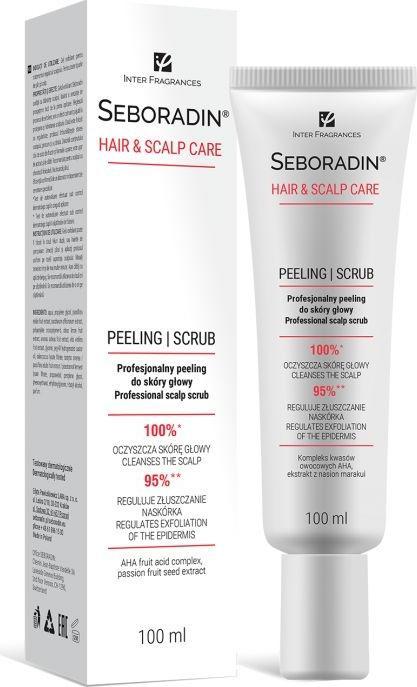 Actual product image Seboradin Hair Scalp Scrub 100ml Scalp Exfoliator with AHA Formula Gentle Cleaning and Sebum Regulation Hair T (100 ml)