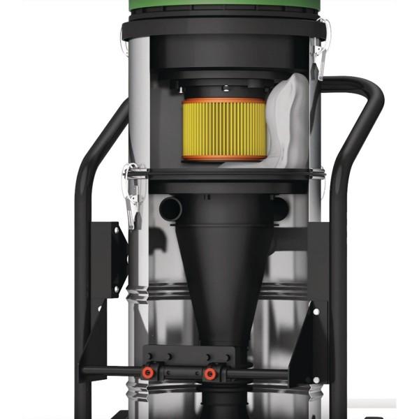 Produktbild Cleancraft Industriestaubsauger flexCAT 378 CYC PRO Zyklonsauger für die Verwendung im Baugewerbe (Nass-Trockensauger)