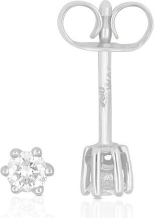 Produktbild Muau Ohrstecker 6-Griff-Fassung (Weissgold, Rotgold oder Silber, Gelbgold)