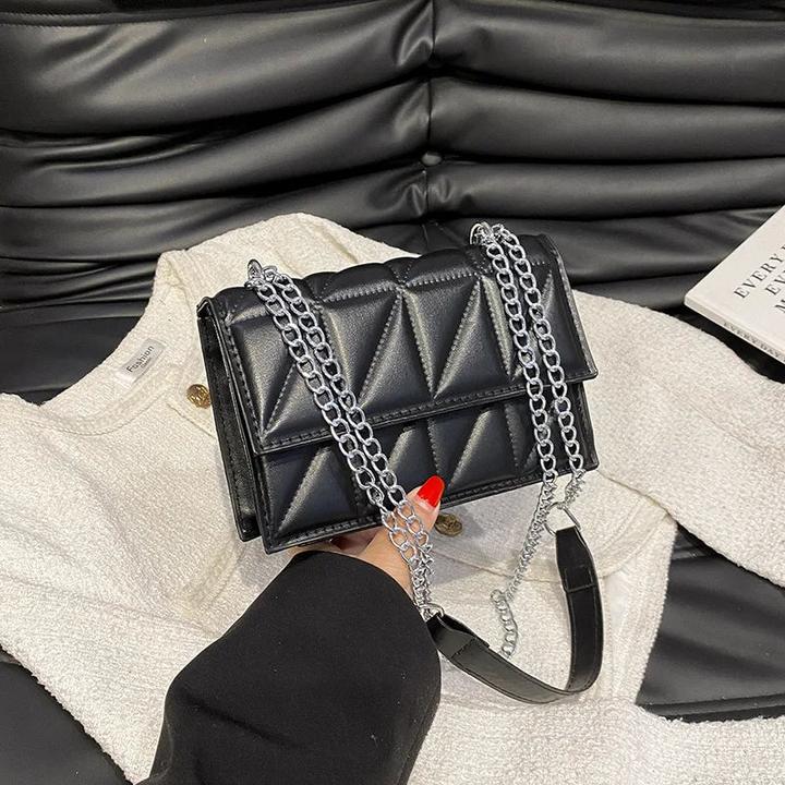 Image du produit Only-Bags.Store Umhängetasche PU Leder Griff Handtaschen Kettenriemen
