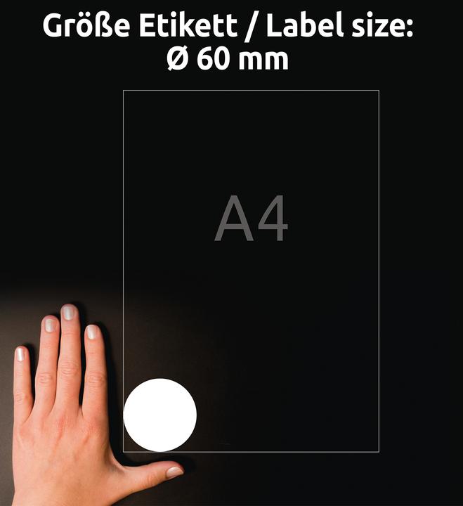 Actual product image Avery Round labels