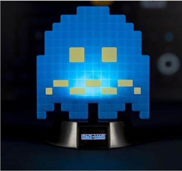 Actual product image Paladone Products Pac-Man Lamp Turn To Blue Ghost