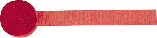 Actual product image Amscan Crepe streamer apple red 4.4 cm x 24.7 m