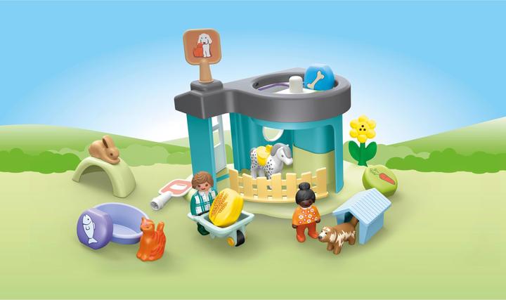 Produktbild Playmobil Tierpension mit Futterspen (71690, Playmobil 1.2.3)