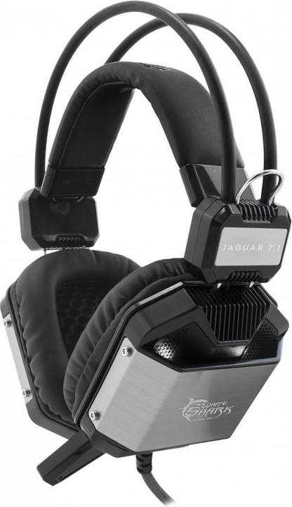 Actual product image White Shark Headset GH-1646 Jaguar-7.1 Black/Silver (Cable)