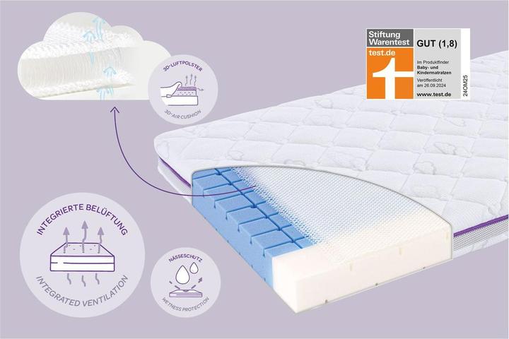 Produktbild Träumeland Babymatratze Brise (60 x 120 cm)
