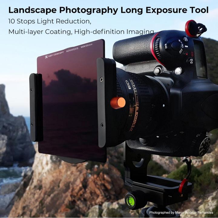 Image du produit K&F Concept Kit de filtres Concept Square : Houder ND1000 (2 mm, Filtre gris neutre, 20000 mm)