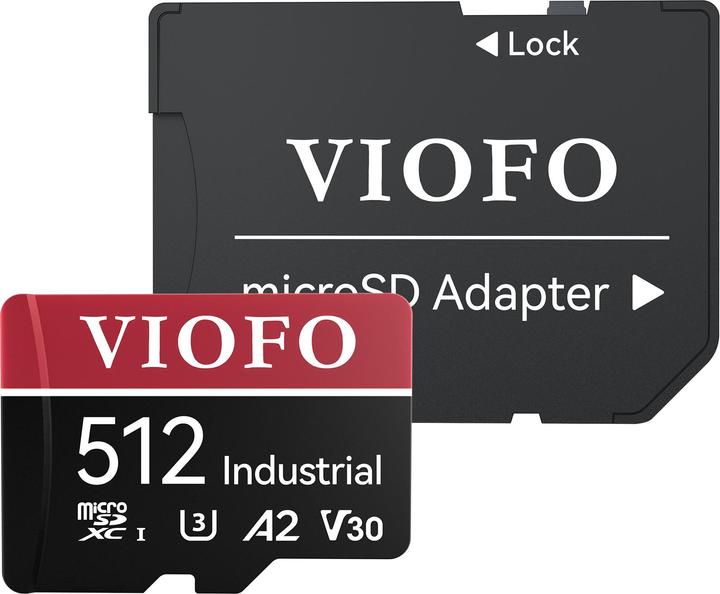 Produktbild Viofo 512GB SD card (512 GB, microSDXC, U3, UHS-I)