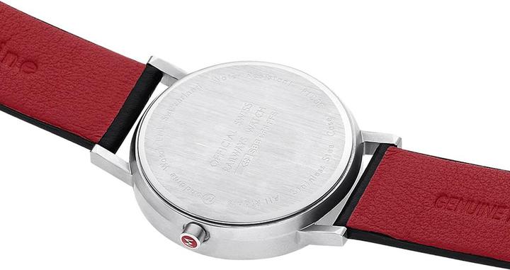 Actual product image Mondaine Classic - Vegan brushed (Analogue wristwatch, Swiss made, 36 mm)