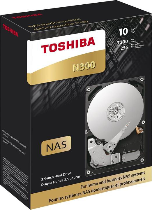 Produktbild Toshiba N300 Retail (10 TB, 3.5", CMR)