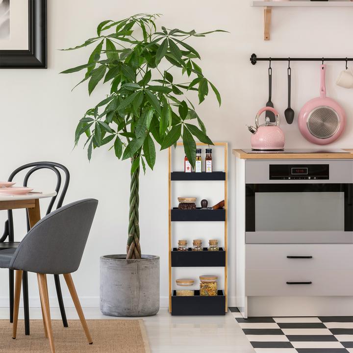 Actual product image Relaxdays Bathroom shelf (30 x 18 x 88 cm)