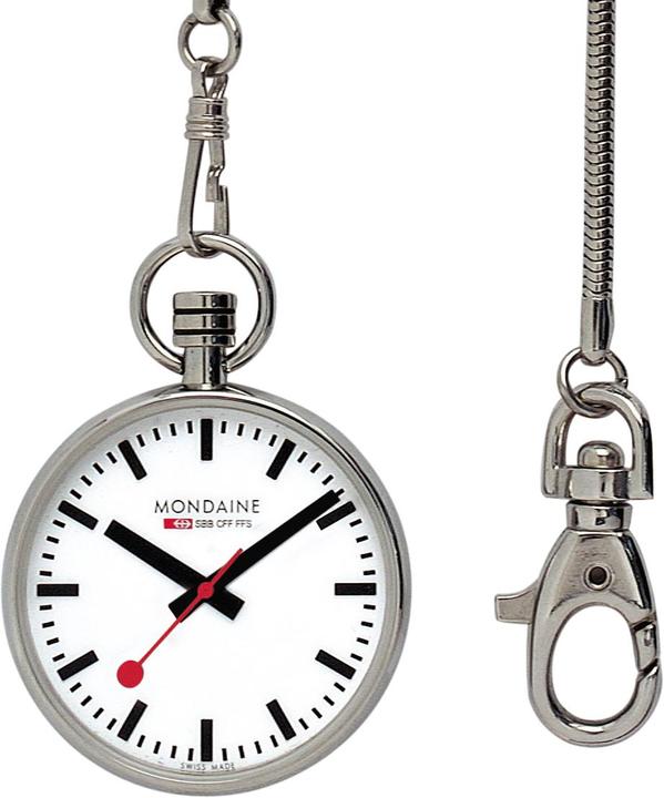 Mondaine Taschenuhr (Analoguhr, Taschenuhr, Swiss Made, 43 mm)