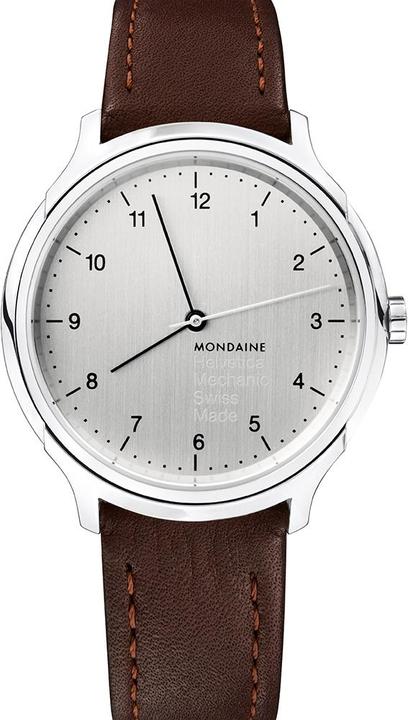 Produktbild Mondaine Helvetica No1 Regular Mechanical (Analoguhr, Swiss Made, 40 mm)