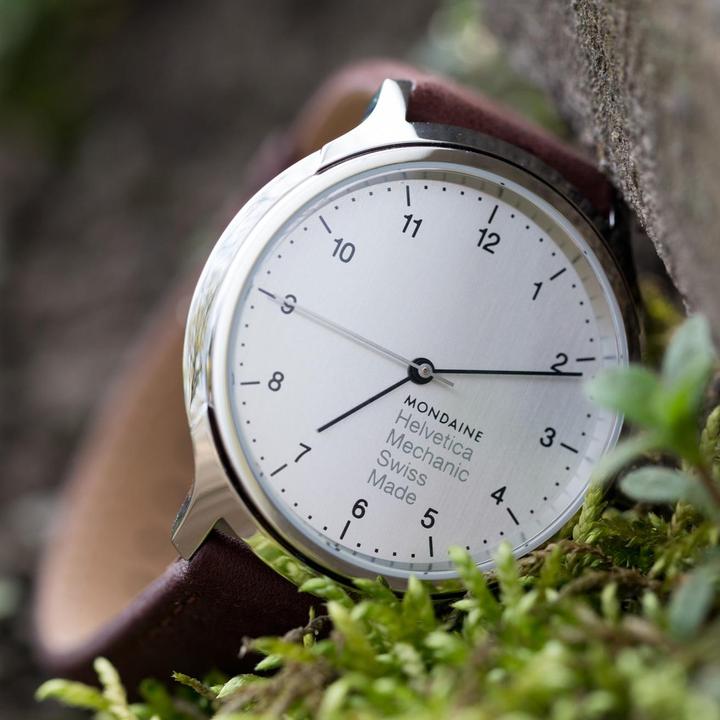 Produktbild Mondaine Helvetica No1 Regular Mechanical (Analoguhr, Swiss Made, 40 mm)
