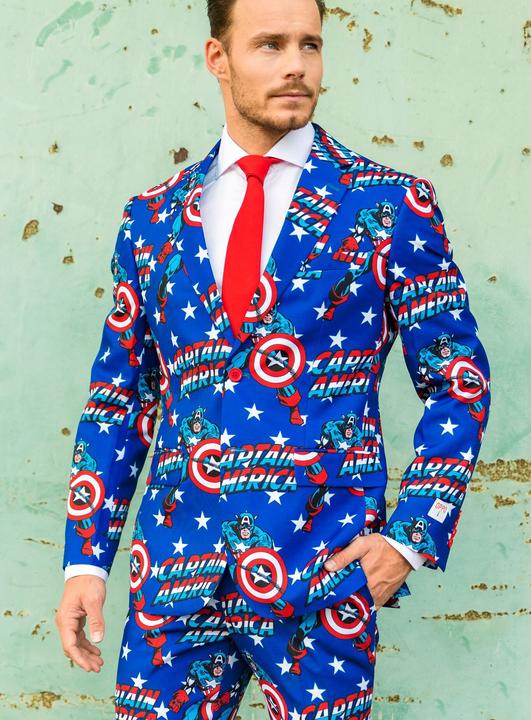 Actual product image OppoSuits Captain America (47, 48, 49)