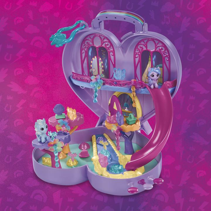 Image du produit My Little Pony Mini World Magic Mini-monde de jeu Forêt de Bridlewood, set de jeu à assembler avec Izzy