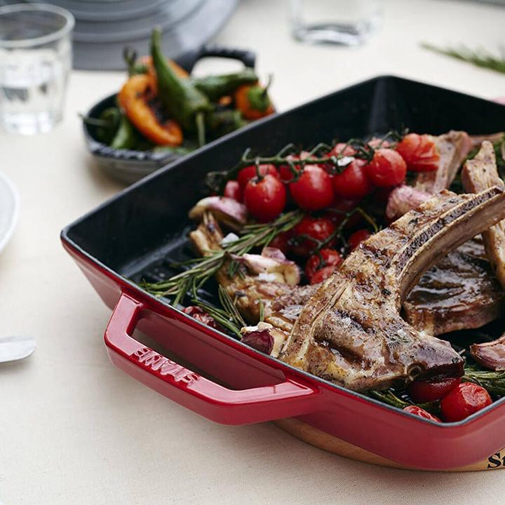 Immagine prodotto Staub Padella per grigliare con 2 maniglie (33 cm, Padella grill, Ghisa)
