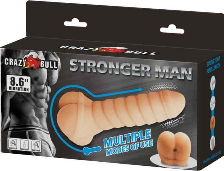 Actual product image Crazy Bull MULTIFUNCTIONAL PENIS 21.8 CM