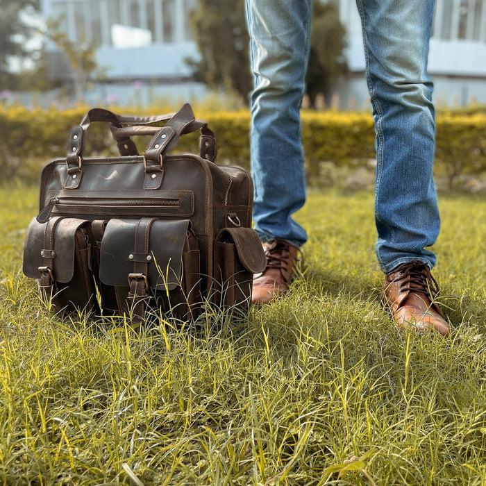 Produktbild Only-Bags.Store Dryden Buffalo Aktentasche, Walnuss