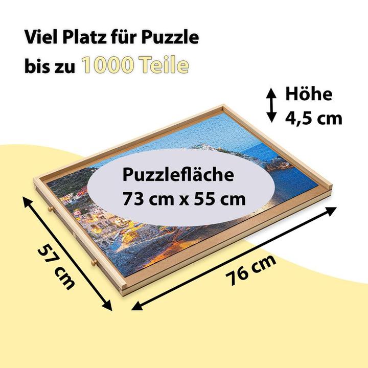 Actual product image Hermex Puzzle board with pull-outs Puzzle board Puzzle base (1000 pieces)
