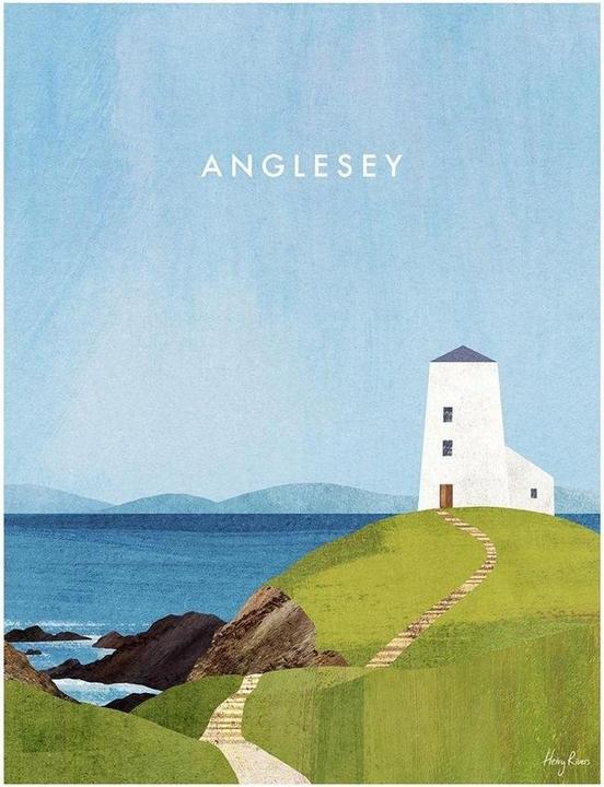 Actual product image Henry Rivers Anglesey Twr Mawr Lighthouse Paper Print (40 x 30 cm)