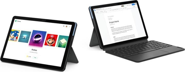 Actual product image Lenovo IdeaPad Duet Chromebook (10.10", MediaTek Helio P60T, 4 GB, 64 GB, DE)