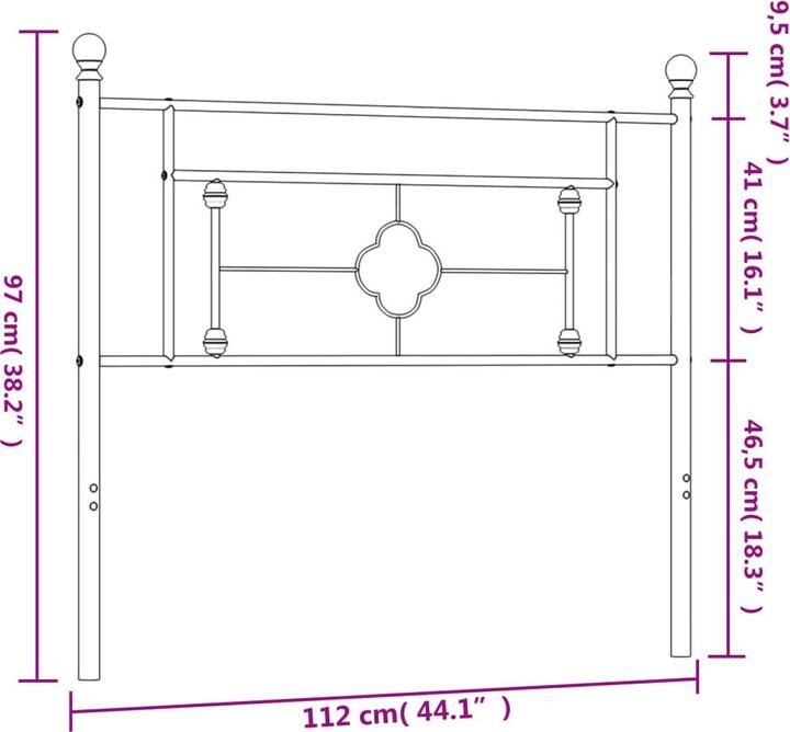 Actual product image VidaXL Jana (125 x 3 x 97 cm)