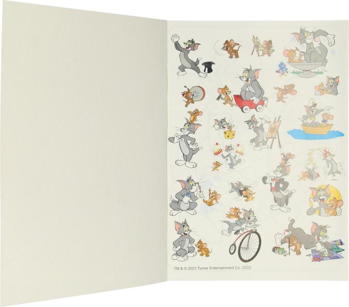 Produktbild Warner Bros Color Malbuch Tom & Jerry mit Aufklebern