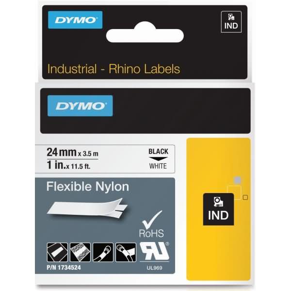 Image du produit Dymo Ruban de nylon Rhino, blanc (2 cm, Multicolore)