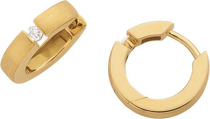 Bijou Classic Ohrschmuck Scharniercreole (Paar) (Gold)