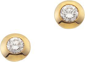 Bijou Classic Ohrschmuck Ohrstecker (Paar) (Gold)