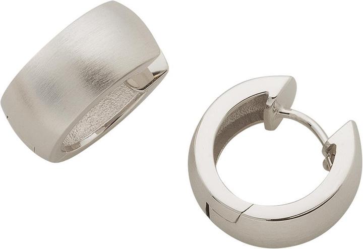 Bijou Classic Ohrschmuck Scharniercreole (Paar) (Silber)