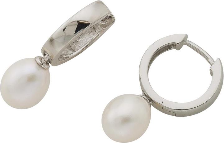 Bijou Classic Ohrschmuck Scharniercreole (Paar) (Silber)