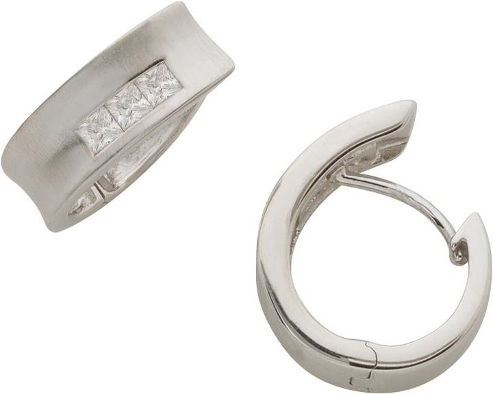 Bijou Classic Ohrschmuck Scharniercreole (Paar) (Silber)