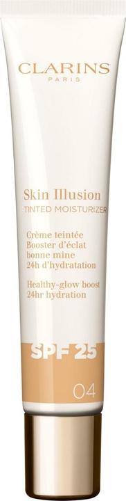 Productafbeelding Clarins Skin Illusion - Getönte Feuchtigkeitscreme Spf25 04 (Zonnecrème gezicht, SPF 25, 40 ml)