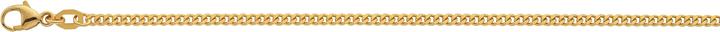 Actual product image Bijou Classic Bracelet Panzer geschliffen 19 cm (19 cm, Gold)