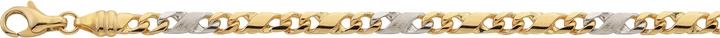 Immagine prodotto Bijou Classic Collier 8er-Kette poliert/sattiniert 42 cm (Oro)