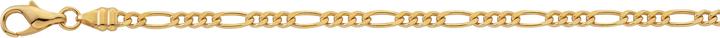 Produktbild Bijou Classic Bracelet Figaro geschliffen 19 cm (19 cm, Gold)